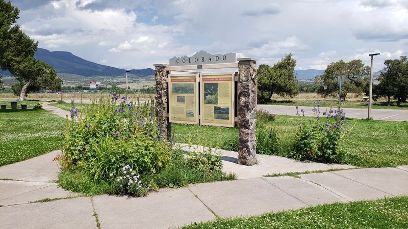 Shaw Creek Rest Area Interpretive Kiosk image. Click for full size.