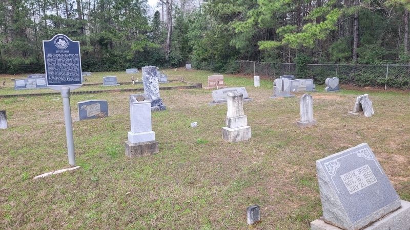 The Milton Irish Marker and his wife�s gravesite, Emily �embie� Eaves Irish image. Click for full size.