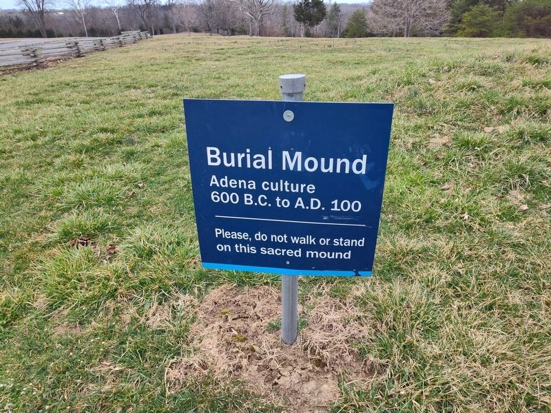 Burial Mound Marker image. Click for full size.