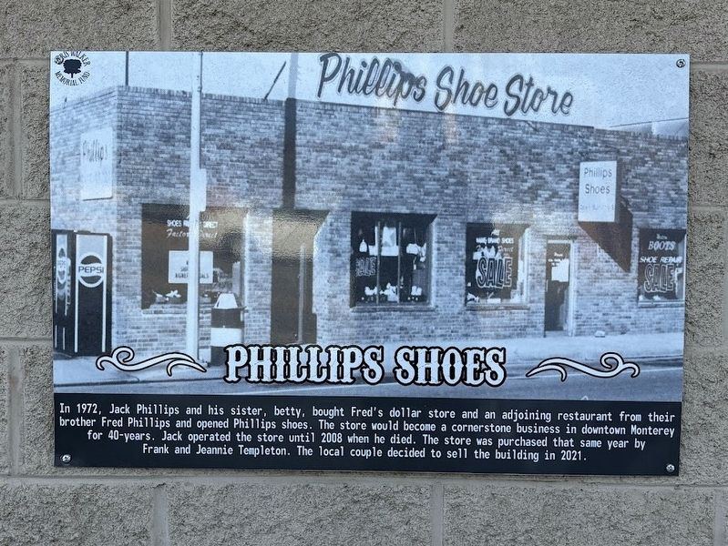 Phillips Shoes Marker image. Click for full size.