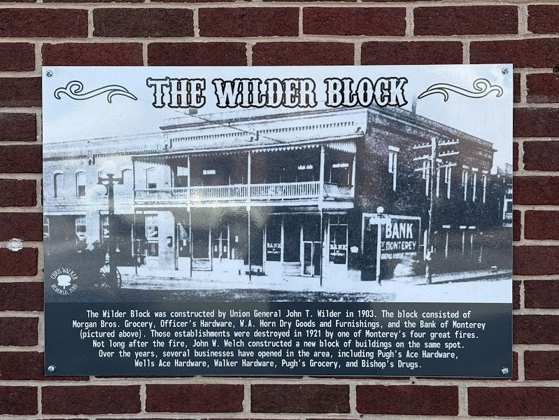 The Wilder Block Marker image. Click for full size.