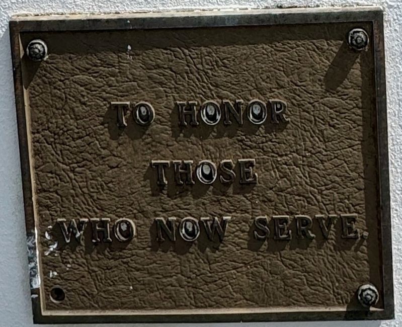 Lutz Veterans Memorial Marker (Side 2) image. Click for full size.