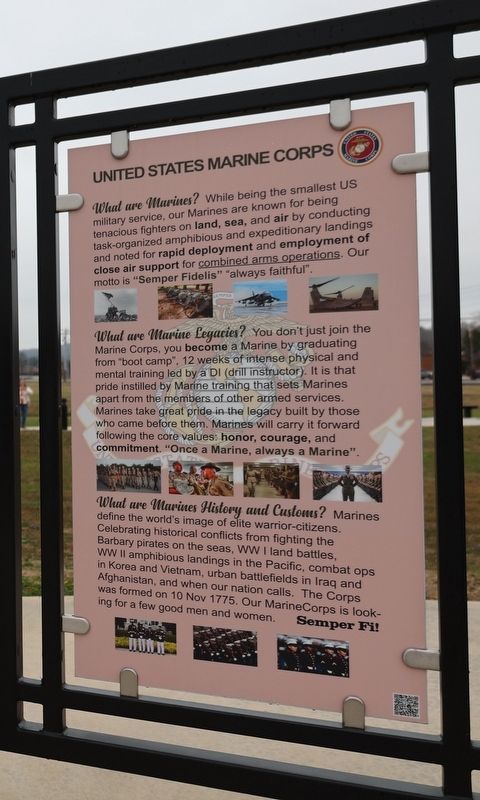 United States Marine Corps Marker image. Click for full size.
