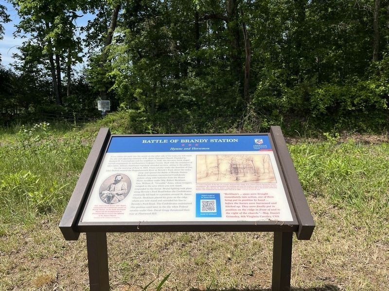 Battle of Brandy Station Marker image. Click for full size.
