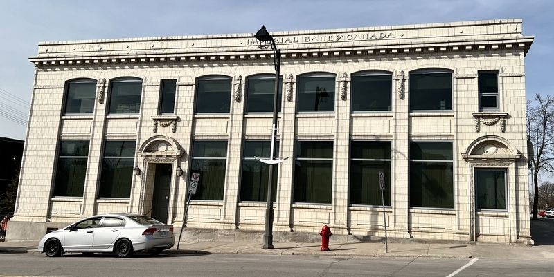 The former Imperial Bank of Canada Building, 2025 image. Click for full size.