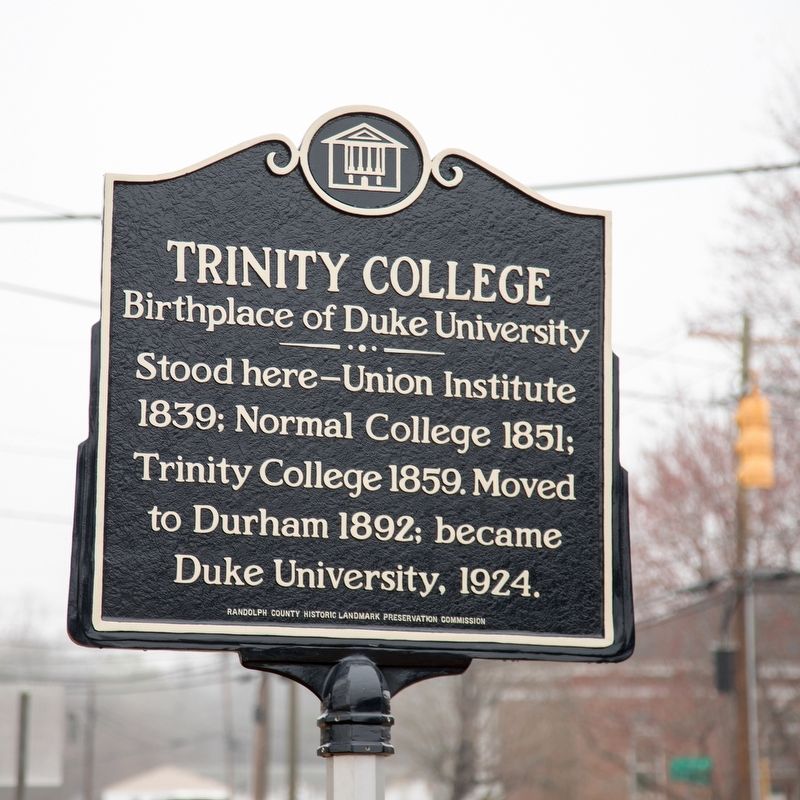 Trinity College Marker image. Click for full size.