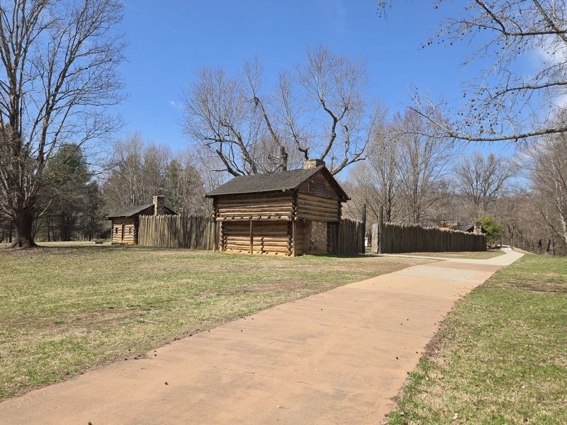 Replica Fort Watauga image. Click for full size.