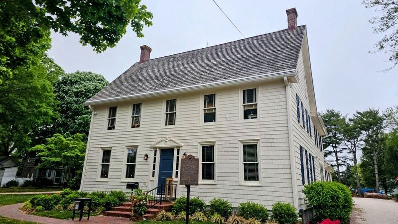 The Hiram Rodney Burton House and Marker image. Click for full size.