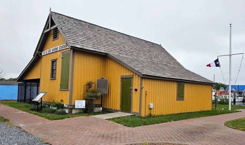 U.S. Life Saving Station image. Click for full size.