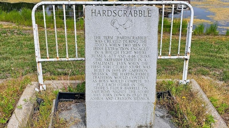 Hardscrabble Marker. Click for full size. Hardscrabble Marker image. Click for full size.
