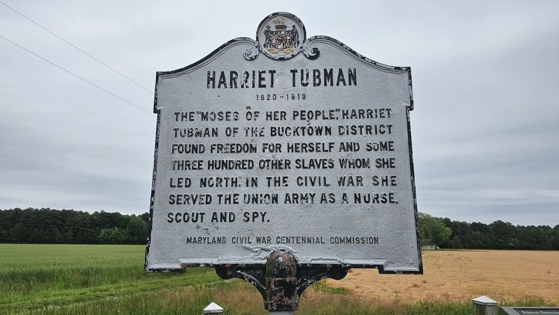 Harriet Tubman Marker. Click for full size. Harriet Tubman Marker image. Click for full size.