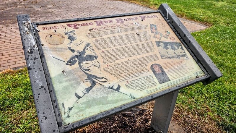 Home Run Baker Park Marker image. Click for full size.