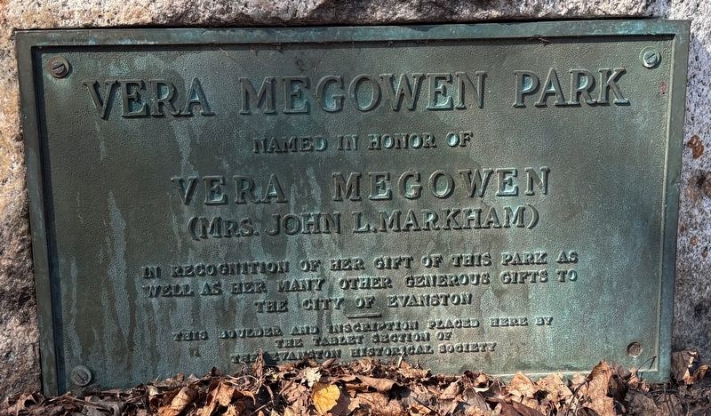 Vera Megowan Park Marker image. Click for full size.