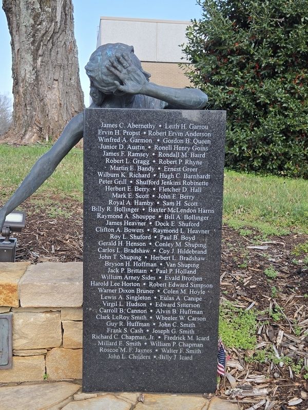 WWII Burke County Dead Marker (right panel). Click for full size. WWII Burke County Dead Marker (right panel) image. Click for full size.