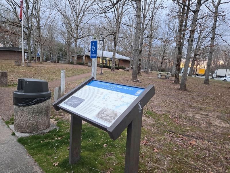 Replacement Marker - Tennessee Civil War Trails image. Click for full size.