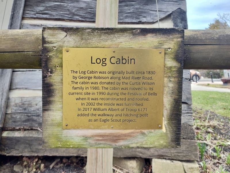 Log Cabin Marker. Click for full size. Log Cabin Marker image. Click for full size.