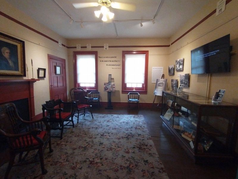 The Lincoln School Exhibit Room. Click for full size. The Lincoln School Exhibit Room image. Click for full size.