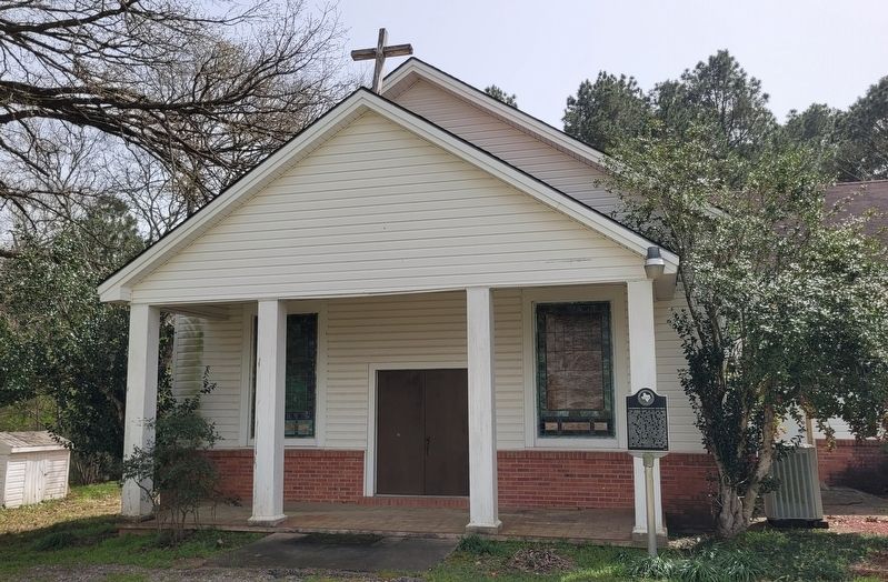 The front of the Caledonia Methodist Church and Marker. Click for full size. The front of the Caledonia Methodist Church and Marker image. Click for full size.