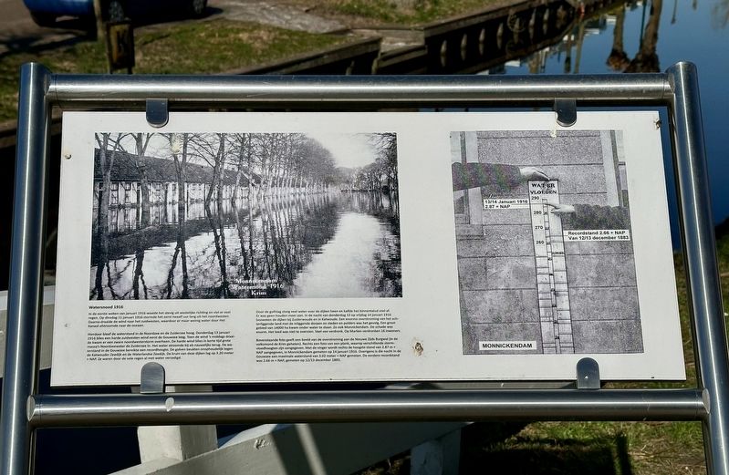 Watersnood 1916 / Flood of 1916 Marker. Click for full size. Watersnood 1916 / Flood of 1916 Marker image. Click for full size.