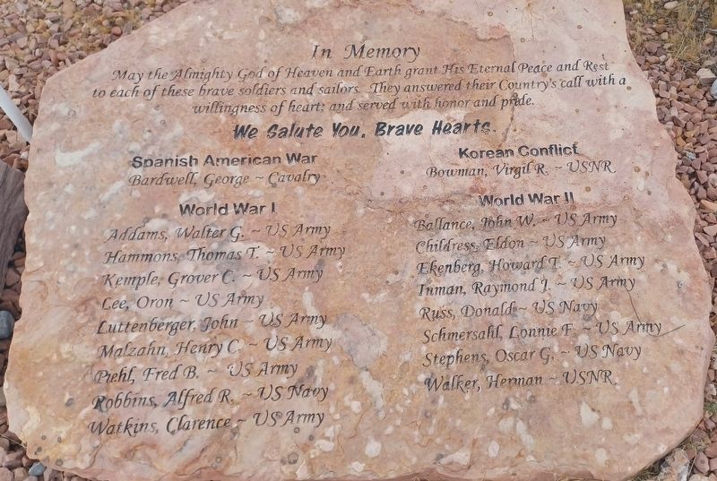Goodsprings Veterans Memorial image. Click for full size.