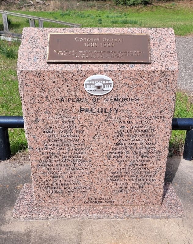 Concord School Marker image. Click for full size.