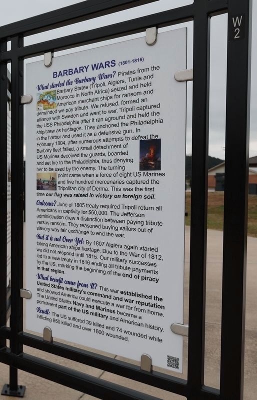 Barbary Wars Marker image. Click for full size.