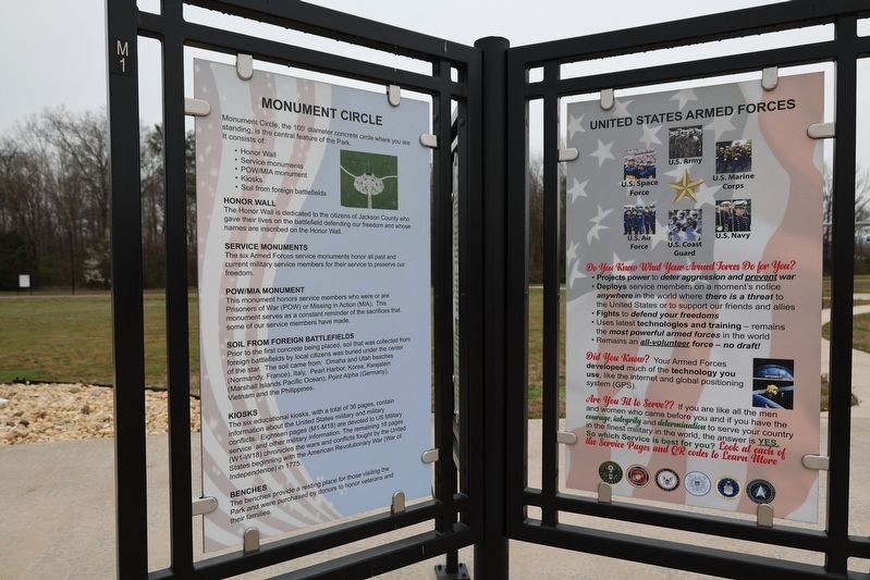 United States Armed Forces Marker image. Click for full size.