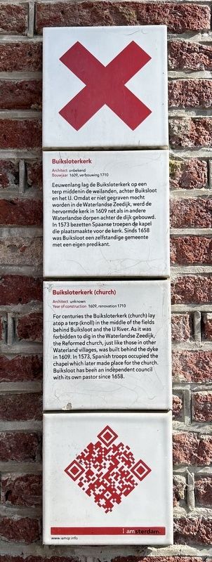 Buiksloterkerk (church) Marker image. Click for full size.