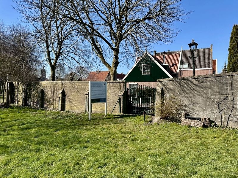 Joodse Begrafplaats / Jewish Cemetery Marker - wide view. Click for full size. Joodse Begrafplaats / Jewish Cemetery Marker - wide view image. Click for full size.