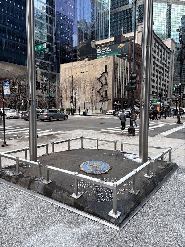 Illinois Bell Telephone Company War Memorial image. Click for full size.