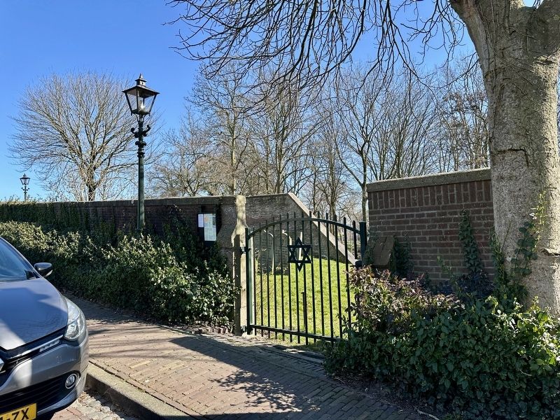 Cemetery entrance. Click for full size. Cemetery entrance image. Click for full size.