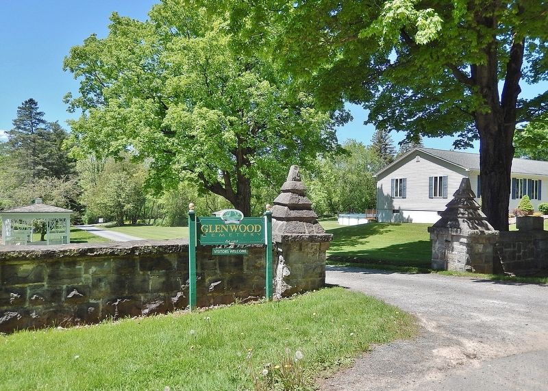 Glenwood Cemetery Entrance. Click for full size. Glenwood Cemetery Entrance image. Click for full size.