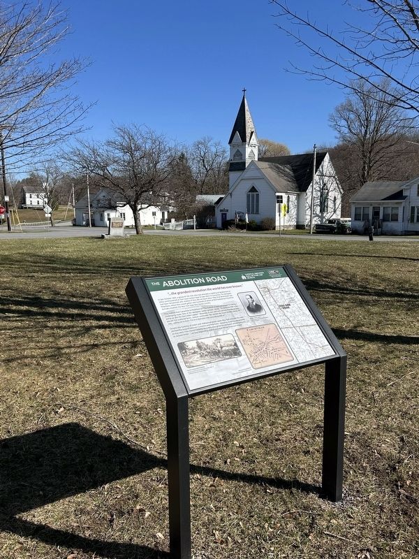 The Abolition Road Marker image. Click for full size.