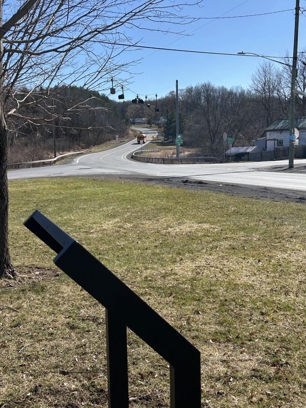 The intersection of Old Country Road and Clockville Road. image. Click for full size.
