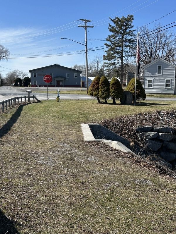 Intersection of Clockville Road and Old County Road. Lincoln Fire Department in the background.. Click for full size. Intersection of Clockville Road and Old County Road. Lincoln Fire Department in the background. image. Click for full size.