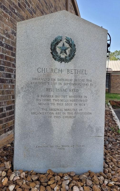 Church Bethel Marker. Click for full size. Church Bethel Marker image. Click for full size.
