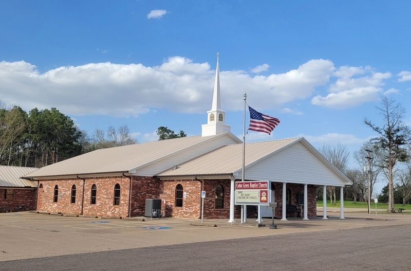 The Cedar Grove Baptist Church image. Click for full size.