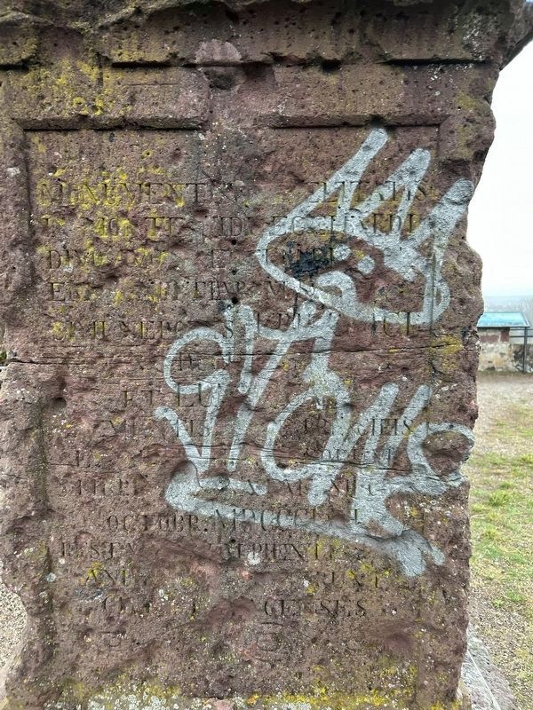 Eckartberg Obelisk Marker, Side 4 image. Click for full size.