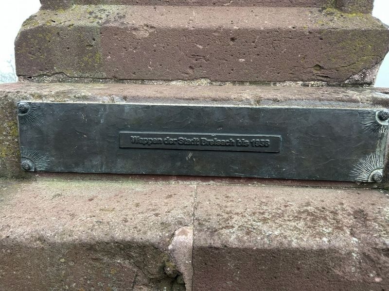 Eckartberg Obelisk Marker, Bottom of Side 3 image. Click for full size.