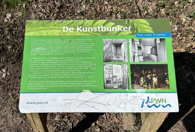 De Kunstbunker / The Art Bunker Marker. Click for full size. De Kunstbunker / The Art Bunker Marker image. Click for full size.