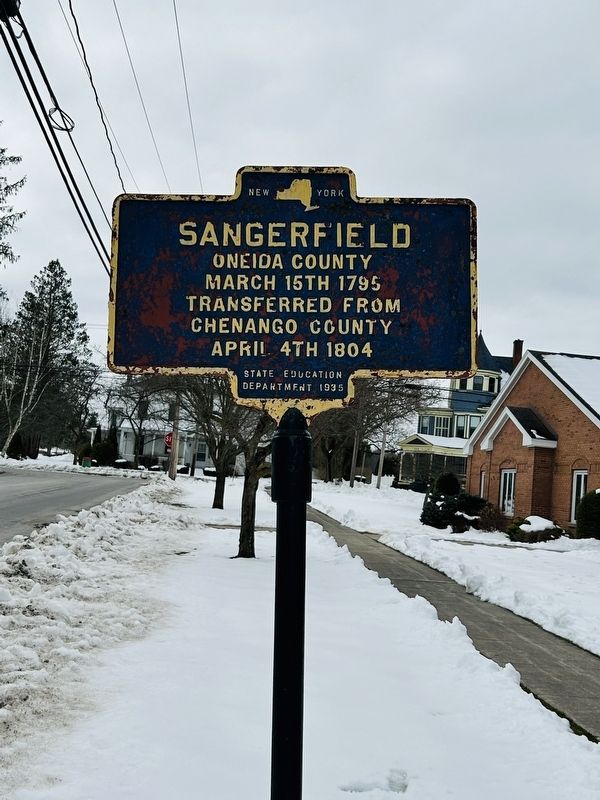 Sangerfield Marker image. Click for full size.