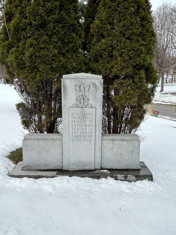 Waterville War Memorial Marker image. Click for full size.