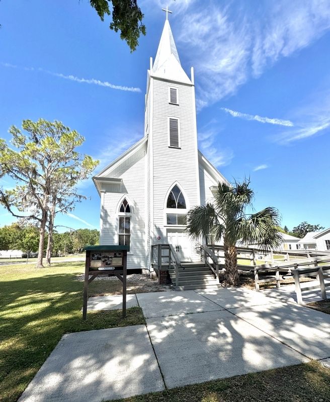Homeland Methodist Church Marker image. Click for full size.