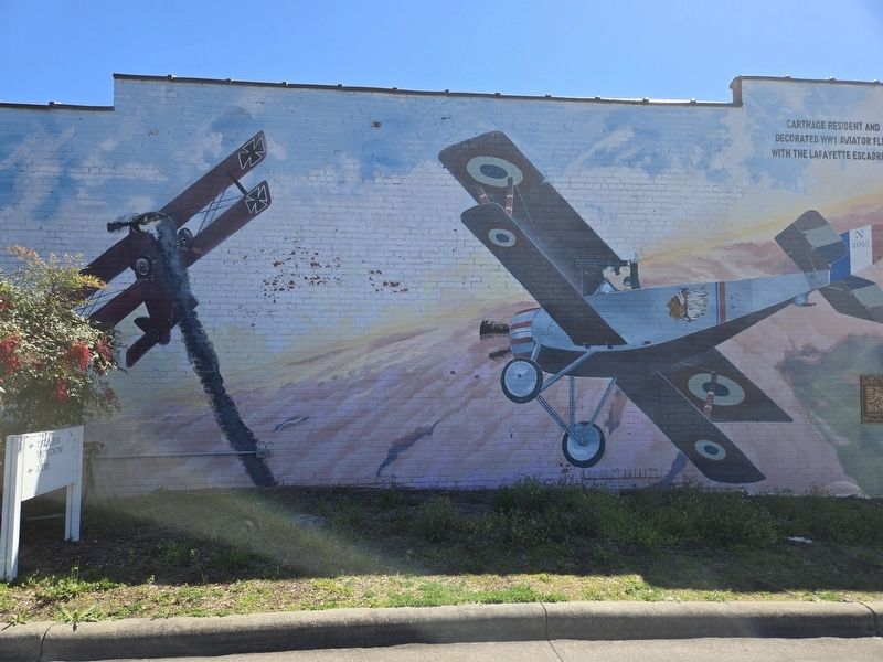 Right center panel, Flying for France Mural image. Click for full size.