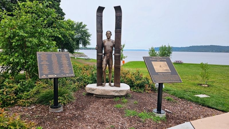 Ralph Samuelson Monument image. Click for full size.