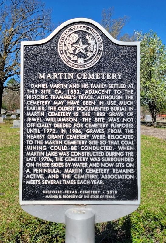Martin Cemetery Marker. Click for full size. Martin Cemetery Marker image. Click for full size.