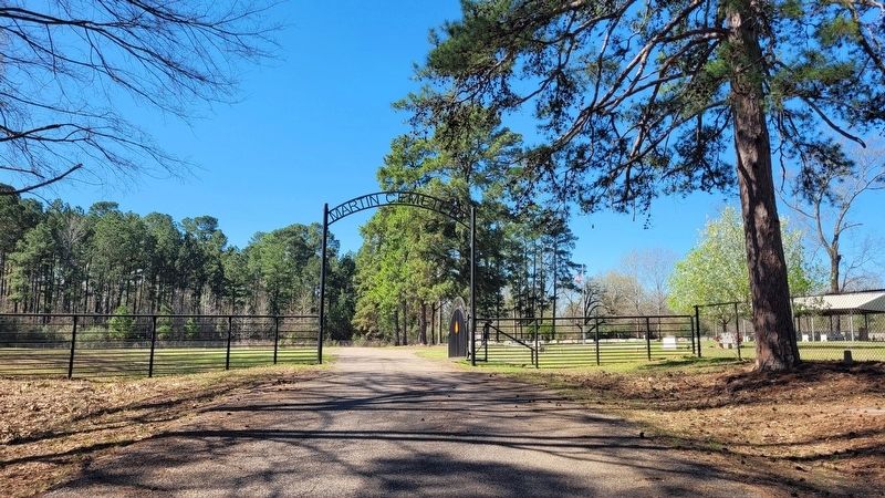 The entrance to the Martin Cemetery. Click for full size. The entrance to the Martin Cemetery image. Click for full size.