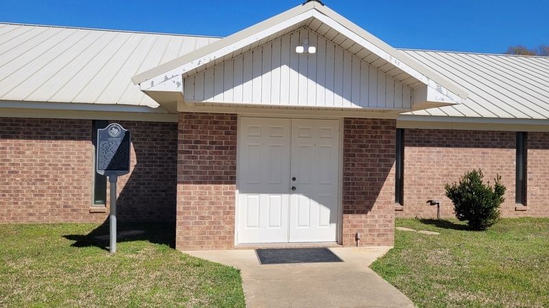 The entrance to the Liberty Missionary Baptist Church and Marker. Click for full size. The entrance to the Liberty Missionary Baptist Church and Marker image. Click for full size.