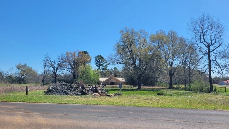 The view of the Patrick Community Marker from across the street image. Click for full size.