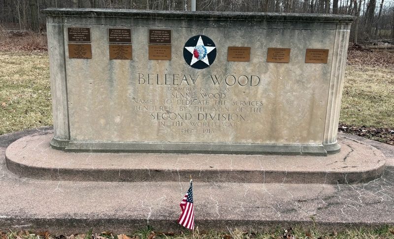 Belleau Wood Marker. Click for full size. Belleau Wood Marker image. Click for full size.